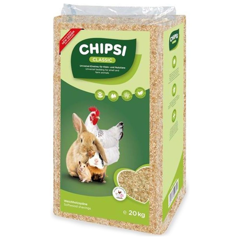 CHIPSI Classic - Hoblinová podstielka pre hlodavce 500L