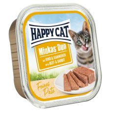 Happy Cat Minkas DUO Paté hovädzie & králik 100 g