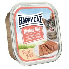 Happy Cat Minkas DUO Paté hydina & losos 100 g