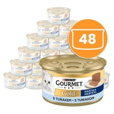 Konzerva Gourmet GOLD - paštéta s tuniakom, 48 x 85g