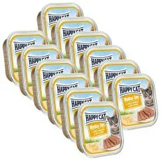 Happy Cat Minkas DUO Pat&eacute; hov&auml;dzie & kr&aacute;lik 12 x 100 g