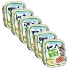 Happy Cat Minkas DUO Pat&eacute; hydina & jahňa 6 x 100 g