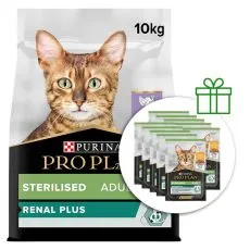 PURINA PRO PLAN CAT STERILISED RENAL PLUS morka 10 kg + 10 x kapsička Sterilised ZADARMO