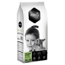 Amity CATS Premium KITTEN Chicken and Rice 1,5 kg