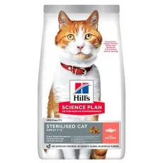 Hill's Science Plan granule pre kastrovan&eacute; dospel&eacute; mačky s lososom 10 kg