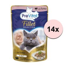 PreVital Fillet Selection Kapsička morka v želé 14 x 85 g