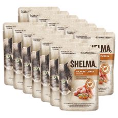 Shelma Cat Kapsička morka-rakytník v omáčke 14 x 85 g