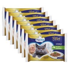 PreVital Fillet Selection Sterile Kapsička losos v omáčke 28 x 85 g