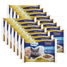 PreVital Fillet Selection Kapsička tuniak/pstruh v želé 60 x 85 g
