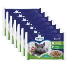 PreVital Cat Sterile Kapsička hydina/pečeň v om&aacute;čke 28 x 100 g