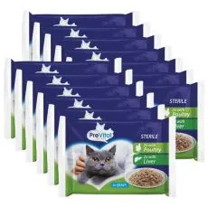 PreVital Cat Sterile Kapsička hydina/pečeň v om&aacute;čke 52 x 100 g