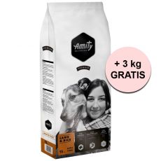 Amity Premium Lamb and Rice 15 kg + 3 kg ZADARMO