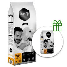 Amity Premium Iberian Pork and Rice 15 kg + 3 kg ZADARMO
