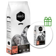 Amity Premium Salmon and Rice 15 kg + 4 kg ZADARMO