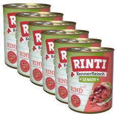 RINTI Senior hovädzie - konzerva 6 x 800 g