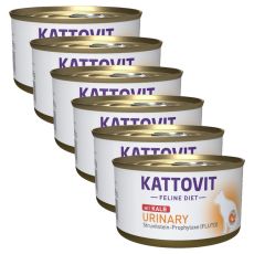 Kattovit Urinary konzerva teľacia 6 x 85 g