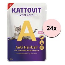 Kattovit Vital Care Anti Hairball kapsička losos 24 x 85 g