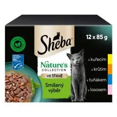 Sheba Natures Collection Kapsičky zmie&scaron;an&yacute; v&yacute;ber v &scaron;ťave 12 x 85 g