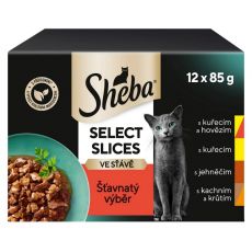 Sheba Select Slices Kapsičky Šťavnatý výber 12 x 85 g