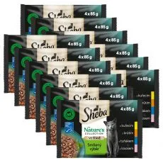 Sheba Natures Collection Kapsičky zmie&scaron;an&yacute; v&yacute;ber v &scaron;ťave 12 x (4 x 85 g)