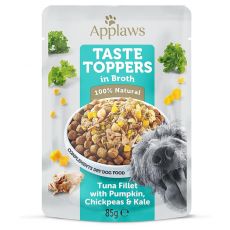 Kapsička Applaws Dog Taste Toppers in Broth tuniak, tekvica, cícer a kel 85 g