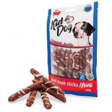 Kid Dog Mini Hovädzí steak na byvolej tyčinke 7-8 cm 80 g