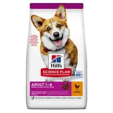 Hill's Science Plan granule pre dospel&yacute;ch psov mal&yacute;ch plemien s kurac&iacute;m 6 kg