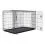 Klietka pre psy skladacia, 2 dvere, XXL - 121 x 74 x 82 cm
