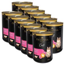 Prospera Plus Kitten Chicken & Turkey konzerva 12 x 395 g