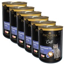 Prospera Plus Sterilized 1+ Turkey konzerva 6 x 395 g