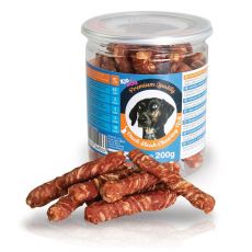Kid Dog Premium Quality Kačací steak na byvolej tyčinke dóza 200 g