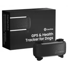 Tractive DOG 6 &ndash; GPS lok&aacute;tor pre psy a monitor zdravia, čierny