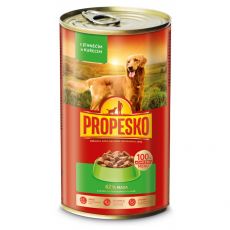 Propesko Dog Konzerva kura-jahňa v omáčke 1240 g