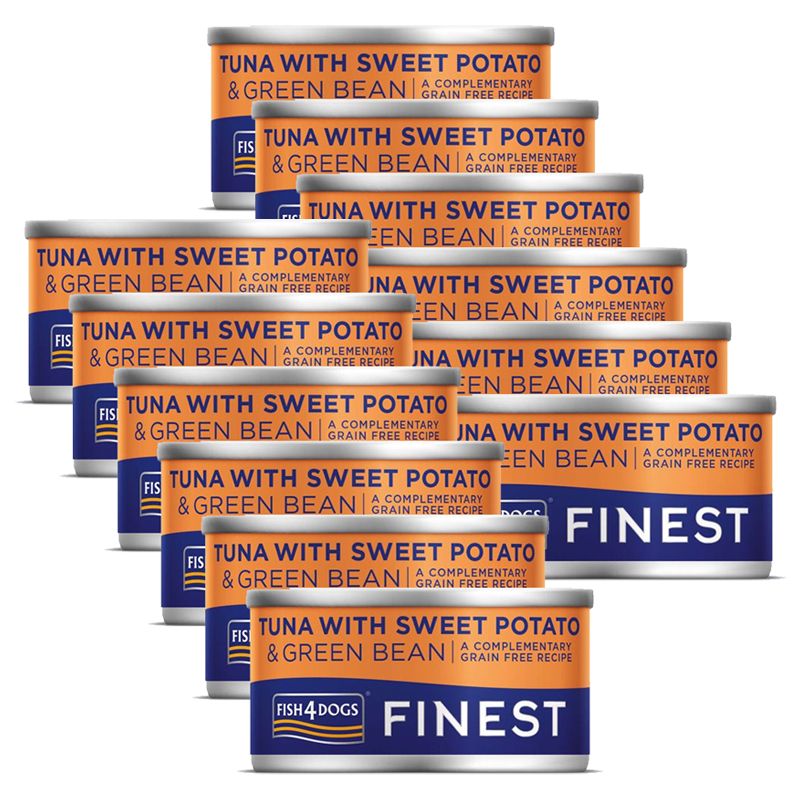 FISH4DOGS Finest Tuna with Sweet Potato 12 x 85 g