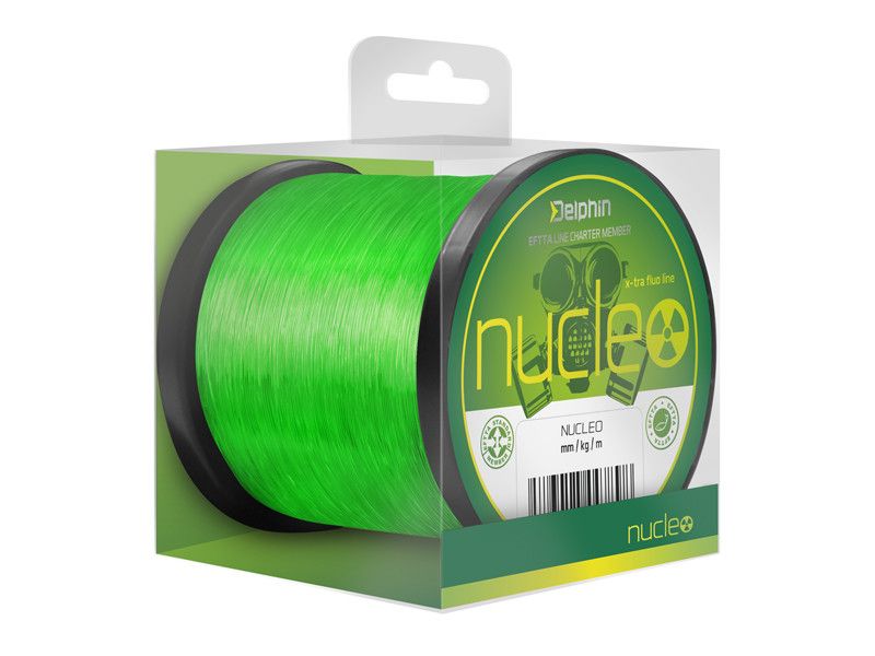 Delphin NUCLEO fluo green 600m / 0,30mm / 7,7kg