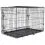 Klietka pre psy skladacia, 2 dvere, L - 91 x 56 x 63 cm