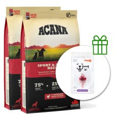 Acana Sport & Agility Recipe 2 x 17kg + Arpalit NEO ZADARMO