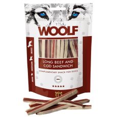 WOOLF Long Beef and Cod Sandwich 100 g