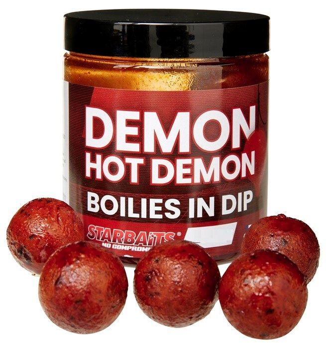 Starbaits Boilies in Dip HOT DEMON 24mm/150g