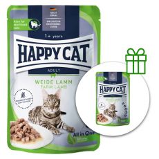Kapsička Happy Cat Culinary Weide Lamm / jahňacie 85 g 1+1 ZADARMO