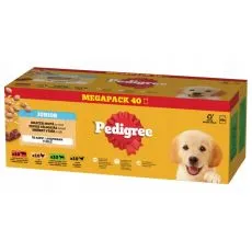 Pedigree Junior kapsička zmie&scaron;an&yacute; v&yacute;ber s ryžou v žel&eacute; 40 x 100 g