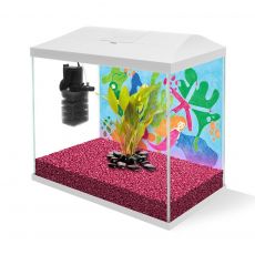 Akváriový set Aquael LEDDY MINI 35 biely 19 L