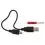 Obojok Dog Fantasy LED nylon - ružov&yacute;, 45cm