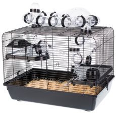 Klietka pre &scaron;krečka GALAXY + TERRACE ČIERNA