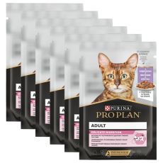 PURINA PRO PLAN CAT DELICATE DIGESTION kapsička Morčacie v šťave 6 x 85 g