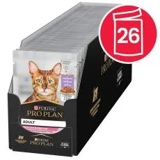 PRO PLAN Delicate Digestion kapsička pre mačky morka v &scaron;ťave 26 x 85 g