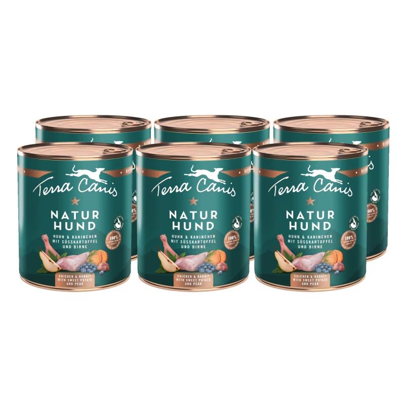 Terra Canis Naturhund Chicken & Rabbit 6 x 800 g