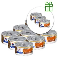 Hill's Prescription Diet Stew c/d Multicare Starostlivosť o močov&yacute; syst&eacute;m pre mačky 82 g, 9+3 ZADARMO