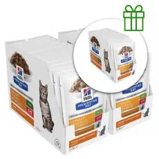 Hill's Prescription Diet c/d Stress+Metabolic Močov&yacute; syst&eacute;m pre mačky 12 x 85 g, 2+1 ZADARMO