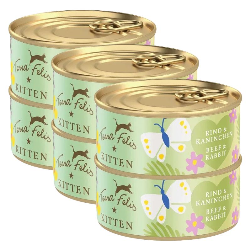 Terra Felis Kitten Beef & Rabbit 6 x 70 g